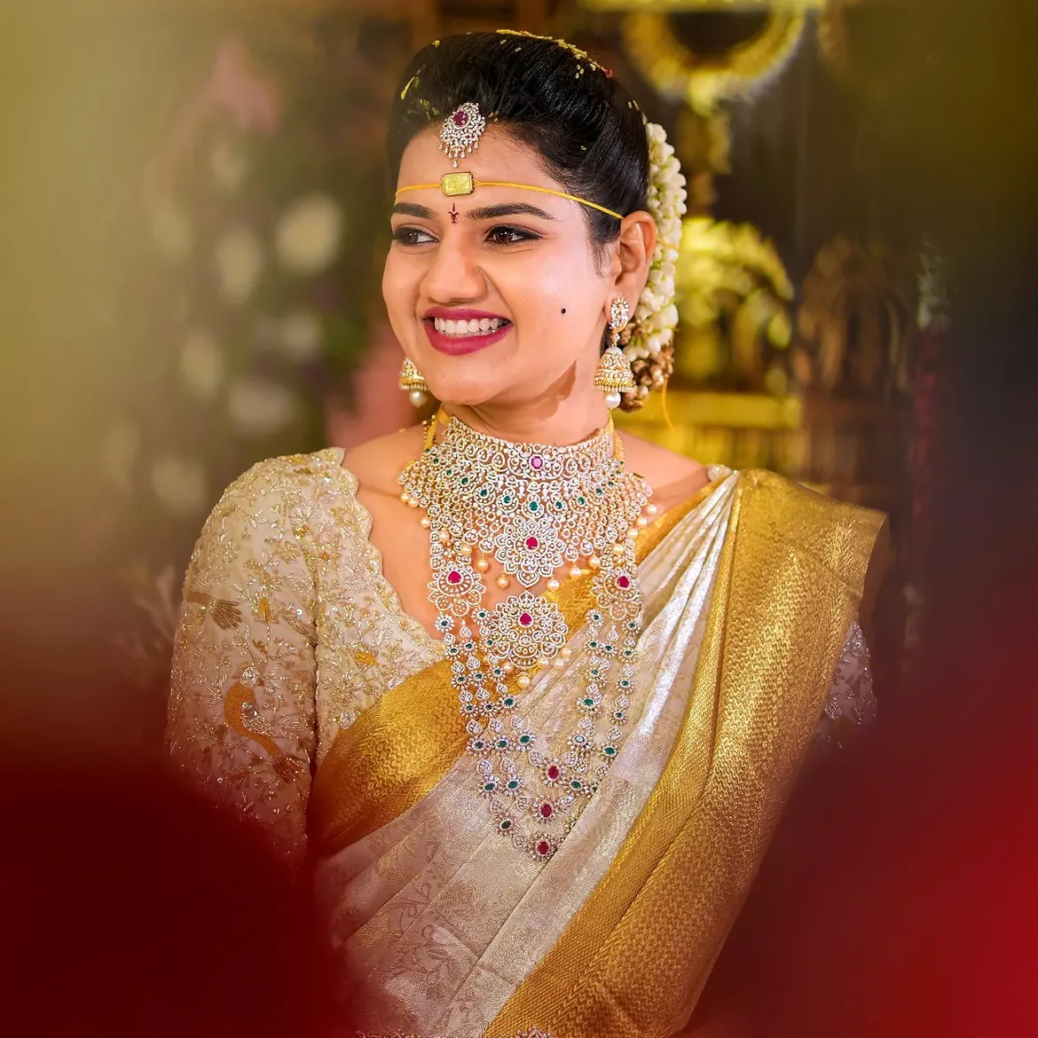 Soft bridal wedding makeup